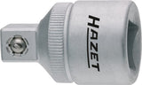 HAZET Reducer 958-2 ∙ Square, hollow 12.5 mm (1/2 inch) ∙ Square, solid 10 mm (3/8 inch)