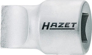 HAZET Screwdriver socket 980-3X19 ∙ Square, hollow 12.5 mm (1/2 inch) ∙ Slot profile ∙∙ 3 x 19 mm