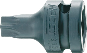 HAZET Impact screwdriver socket (TORX®) 995S-T30 ∙ Square, hollow 12.5 mm (1/2 inch) ∙ Inside TORX® profile ∙∙ T30