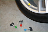 TPMS tyre bleeder, blue, right rear