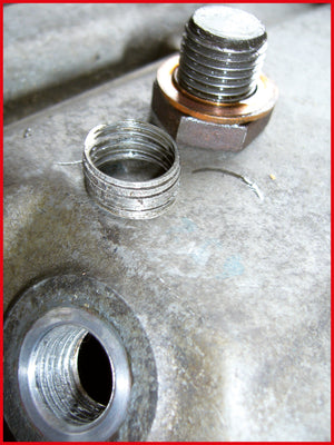 Oil sump drain plug for oil drain pan repair, pack of 10, M20x1,5mm