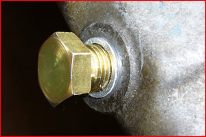 Oil sump drain plug for oil drain pan repair, pack of 10, M13x1,5mm