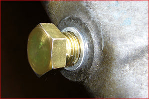 Aluminium seals for oil sump drain plug, pack of 25, M13