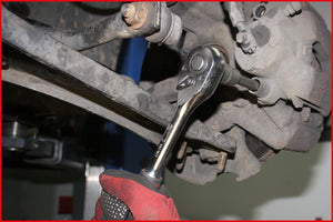 3/8" Bit socket for Torx screws on the brake calliper, T40