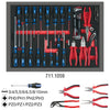 Pliers and screwdriver set, 59 pcs, 1/1 system insert
