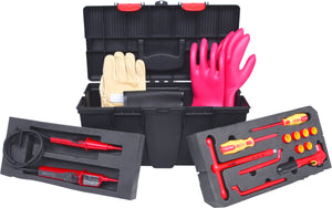 Insulated tool set for hybrid and electric vehicles, 16 pcs