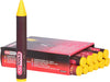 Fluorescent crayon, yellow, 12 pcs, 110mm