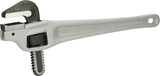 Aluminium single-handed pipe wrench, 1.1/2"
