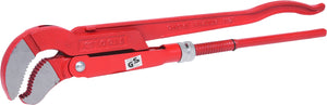 Swed.pattern pipe wrench 45° angled,1.1/2"