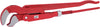 Swed. pattern pipe wrench 45°angled,2"