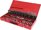 HSS Co tap and die set, 54 pcs