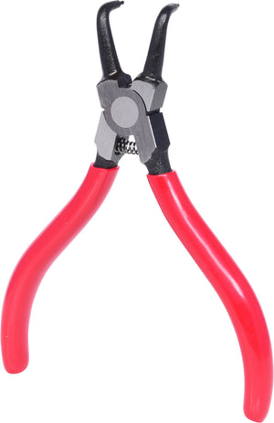 Circlip pliers for internal circlips, angled, 130mm