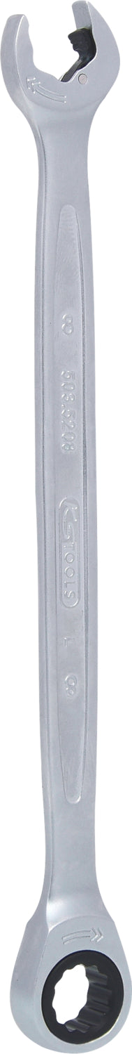 DUO GEARplus Jeu de clés mixtes à cliquet avec système de cliquet dans la fourche 8 mm