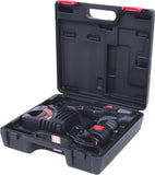 1/4'' Cordless impact screwdriver, 117Nm, 1.870 r.p.m., with 1 battery and 1 charger