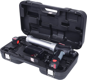 Cordless cartridge gun 310 ml with 2 batteries and 1 charger