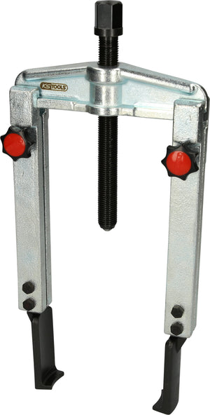 Quick adjustment universal 2 arm puller set with narrow and extended legs, 20-90 mm, 200 mm