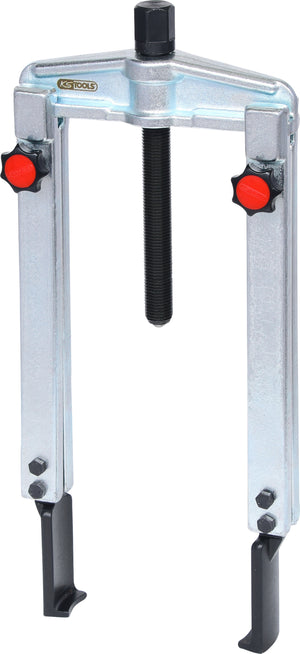Quick adjustment universal 2 arm puller set with narrow and extended legs, 20-90 mm, 250 mm