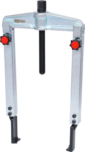 Quick adjustment universal 2 arm puller set with narrow and extended legs, 25-130 mm, 250 mm
