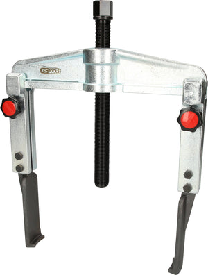 Quick adjustment universal 2 arm puller set with narrow and extended legs, 60-200 mm, 220 mm