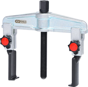 Quick release universal 2 arm puller set with narrow legs, 25-130mm, 100mm