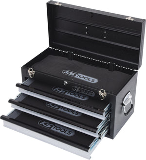 Werkzeugtruhe mit 3 Schubladen-schwarz, L508xH255xB303mm