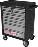 MASTERline tool cabinet,with 7 drawers black/silver
