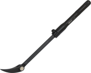 Telescopic flexible roll head pry bar, 325-460 mm