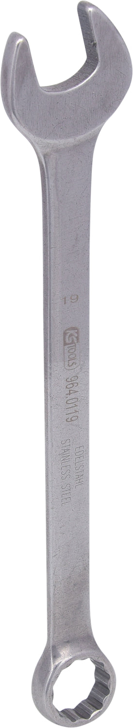 EDELSTAHL Ringmaulschlüssel, 19mm, abgewinkelt