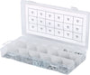 Toothed and standard washers assortment, M3-10, 720 pcs