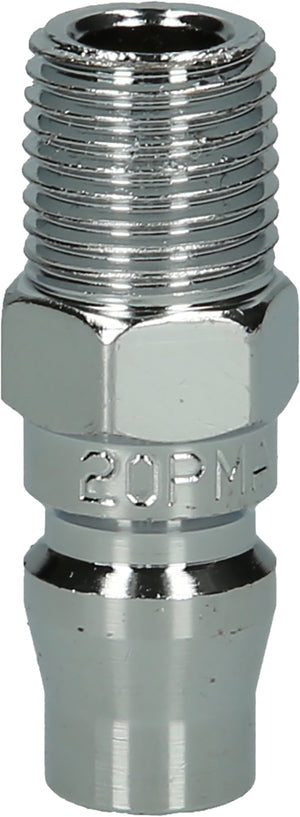 Metal air inlet connector, 1/4"ET, Asia