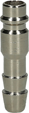 Raccord pneumatique en métal avec embout de tuyau, Ø 10 mm, 45 mm