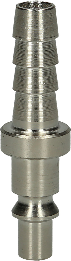 Metal air inlet connector with hose tail, Ø 10mm, 58,5mm