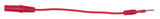 4,0 mm Eingangsbuchse auf 2,0 mm Prüfadapterstecker flach (rot)