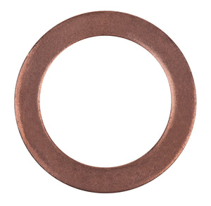 Copper washer, external-Ø 26mm, internal-Ø 18mm, pack of 10