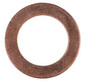 Copper washer, external-Ø 25,5mm, internal-Ø 16mm, pack of 25