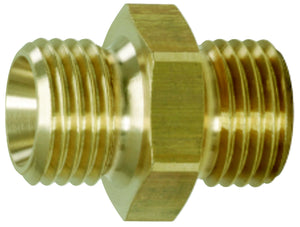 Brass reducing nipple, G1/4"AG