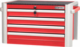 ULTIMATEline Werkstattwagenaufsatz mit 4 Schubladen,rot/silber