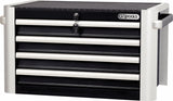 ULTIMATEline Werkstattwagenaufsatz mit 4 Schubladen,schwarz/silber