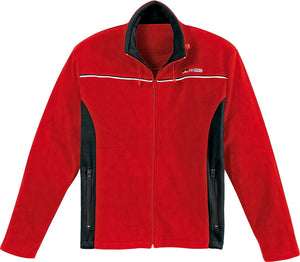 Fleece jacket, red, M