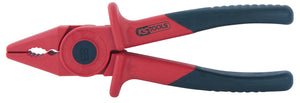 Plastic combi-pliers with protective insulation, 185mm