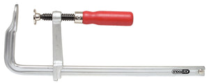 Cast iron screw clamp, 140x300mm