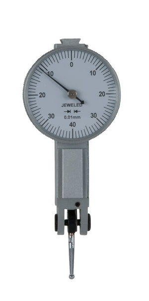 Precision-dial indicator gauge with zero setting 0 - 0.08 mm