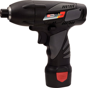 1/4'' Cordless impact screwdriver, 117Nm, 1.870 r.p.m., with 2 batteries and 1 charger