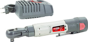1/4'' Cordless reversible ratchet, 34Nm, 220 r.p.m. 10,8V, with 2 batteries and 1 charger