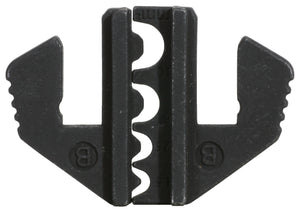 Pair of crimp inserts for uninsulated cable lugs, Ø 0.5 - 10 mm