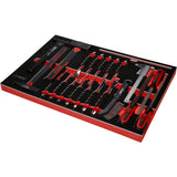 Performance plus workshop tool trolley set P10 with 279 tools for 5 drawer