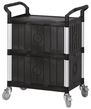 Workshop service trolley, with lining