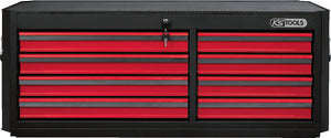 MASTERline Werkstattwagenaufsatz, mit 8 Schubladen schwarz/rot