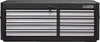 MASTERline Großraum-Werkstattwagenaufsatz, mit 8 Schubladen schwarz/silber