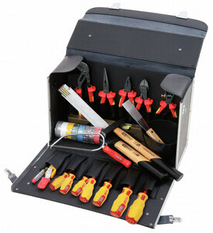Electricians tool kit basic,30 pcs, leathercase